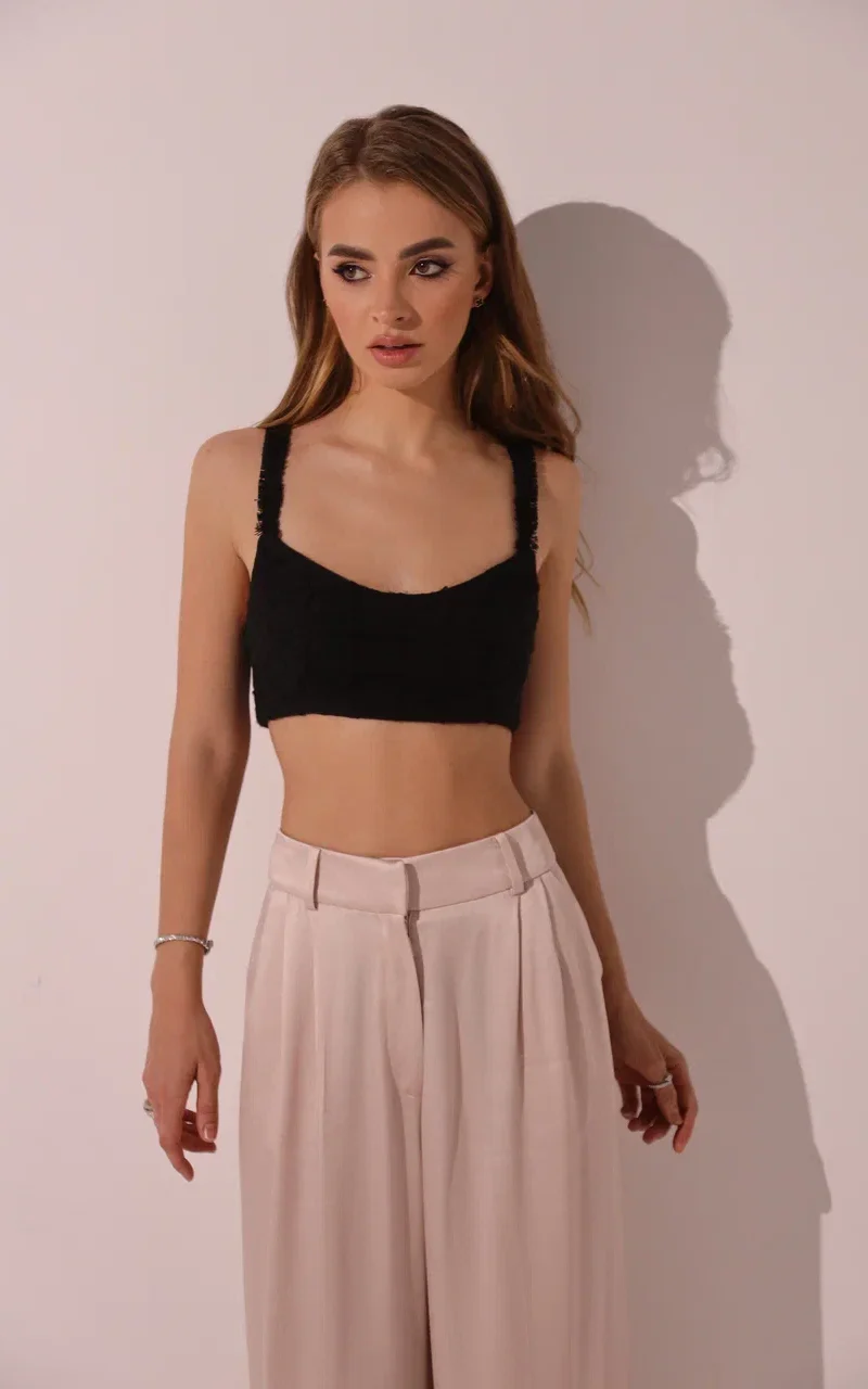 Silk pants «Pink mystery»