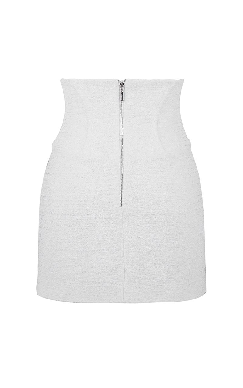 Tweed Corset Skirt “Snow Tweed”
