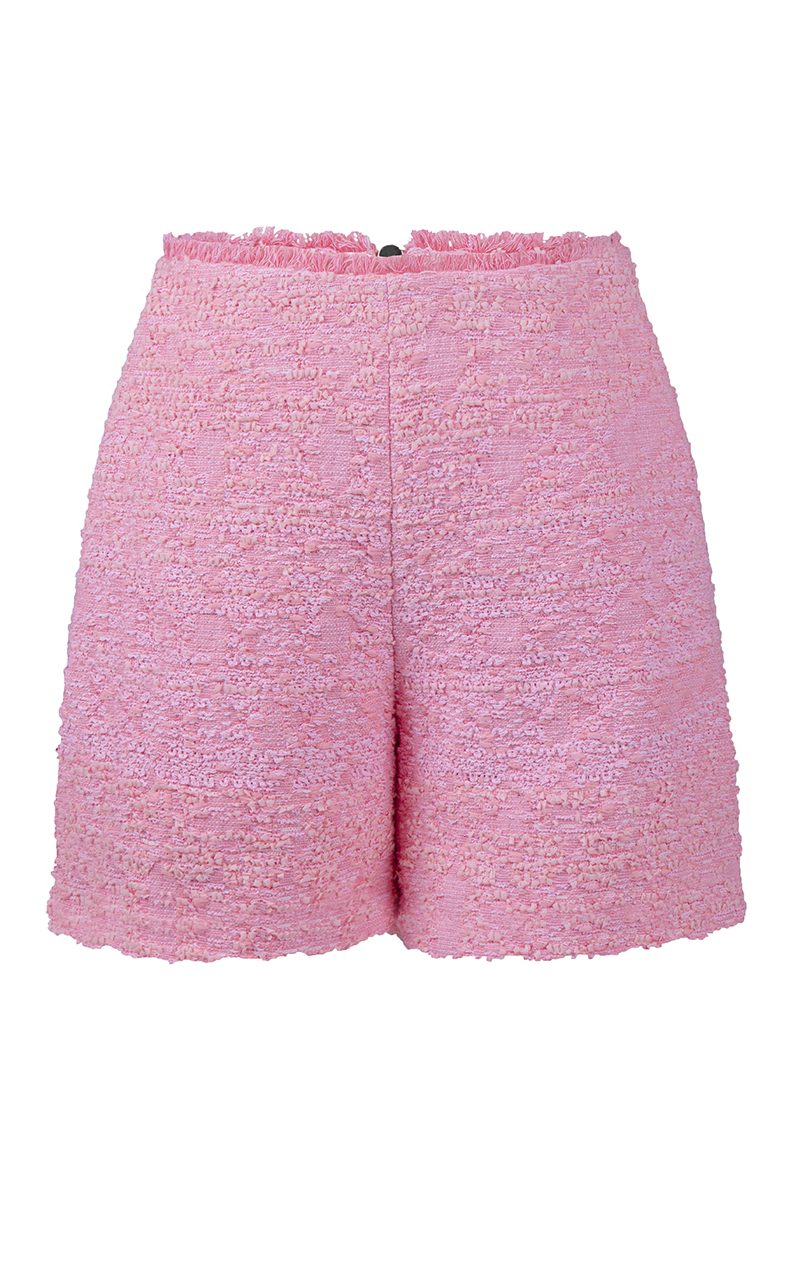 Tweed Shorts Pink