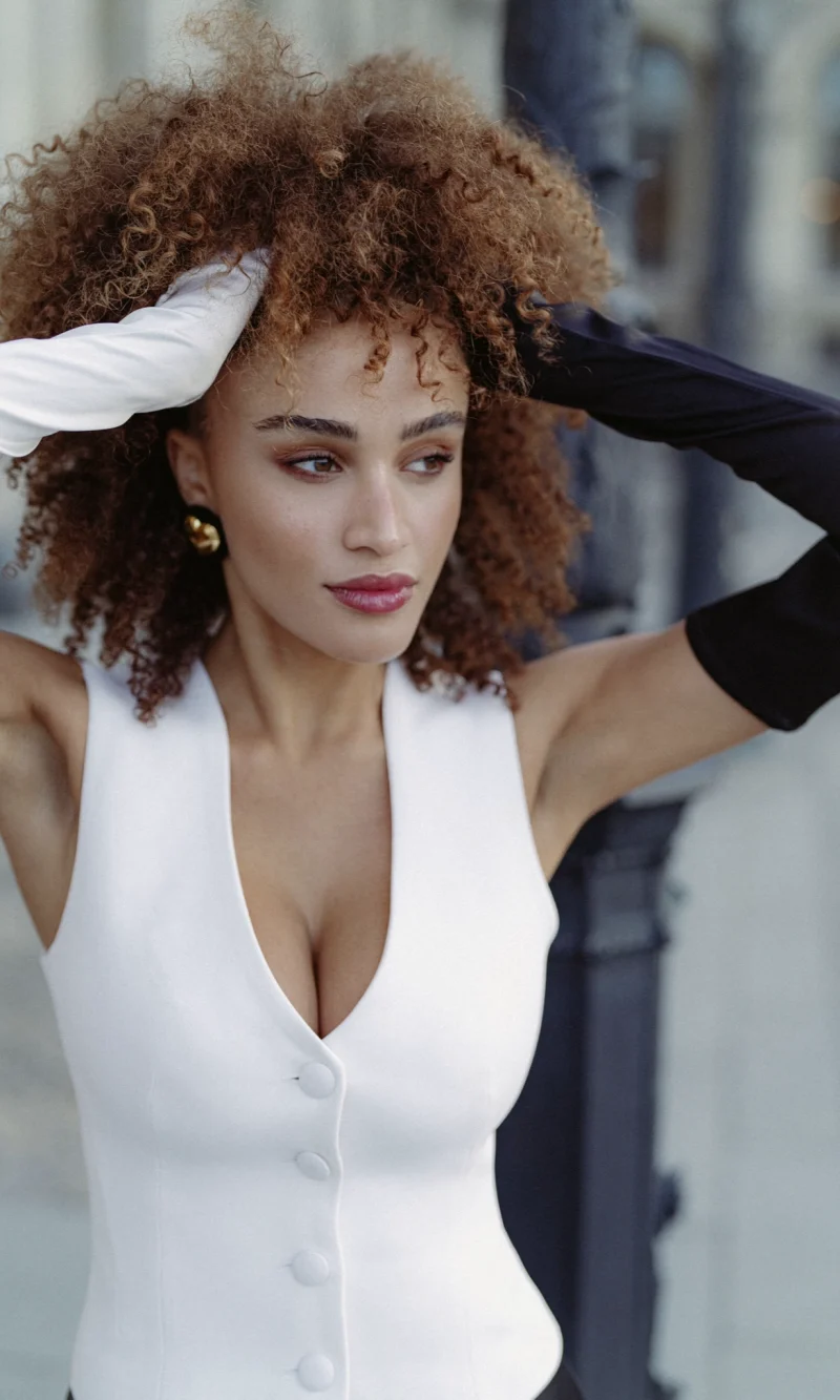 Vest "White Chic"