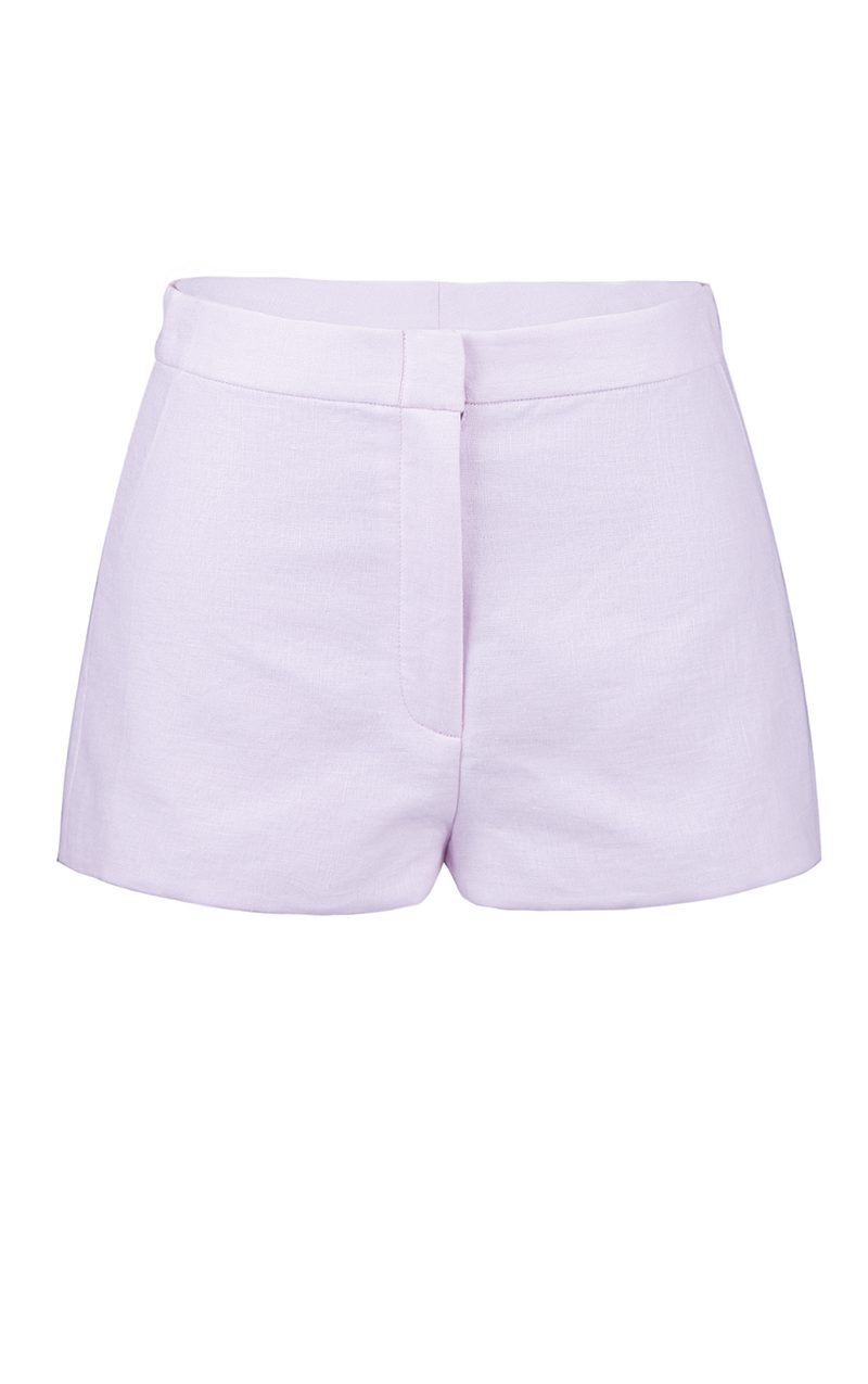 Linen Shorts Pink