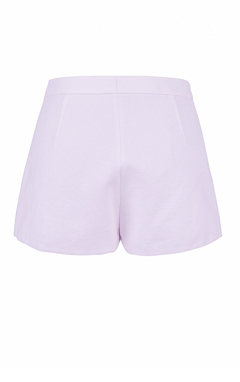 Linen Shorts Pink