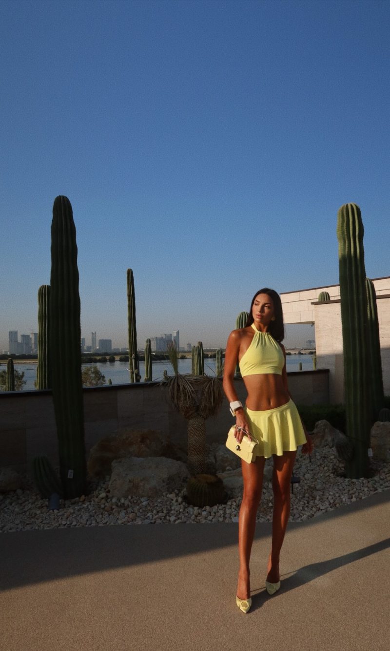 Bandeau Halter Top With Ties