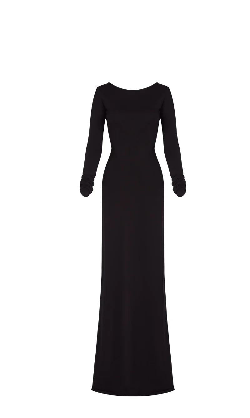 Dress Jersey Open Back